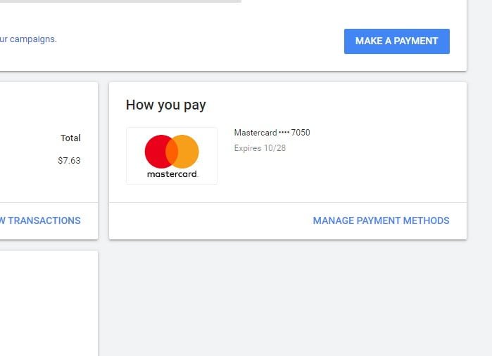 Карты для первобилов Facebook/Google Ads 4 Карты для первобилов Facebook/Google Ads